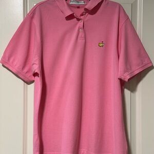 *GENTLY USED* Augusta National Masters Collection Woman Pink Polo Top Size XL